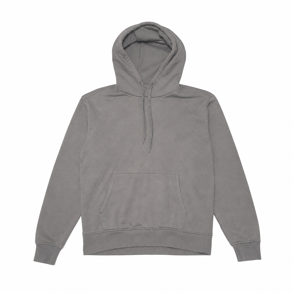 Grey Pullover Hoodie