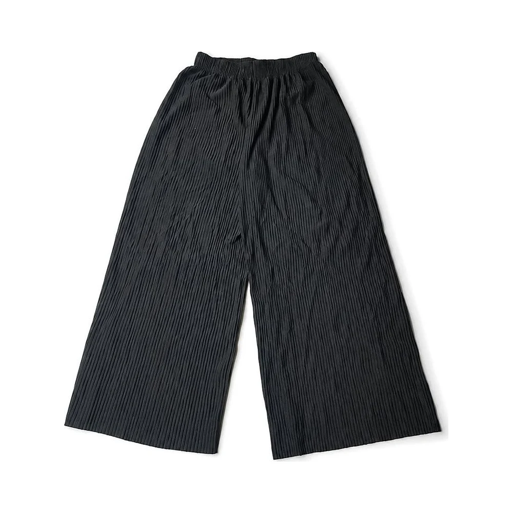 Pleated Wide-Leg Trousers