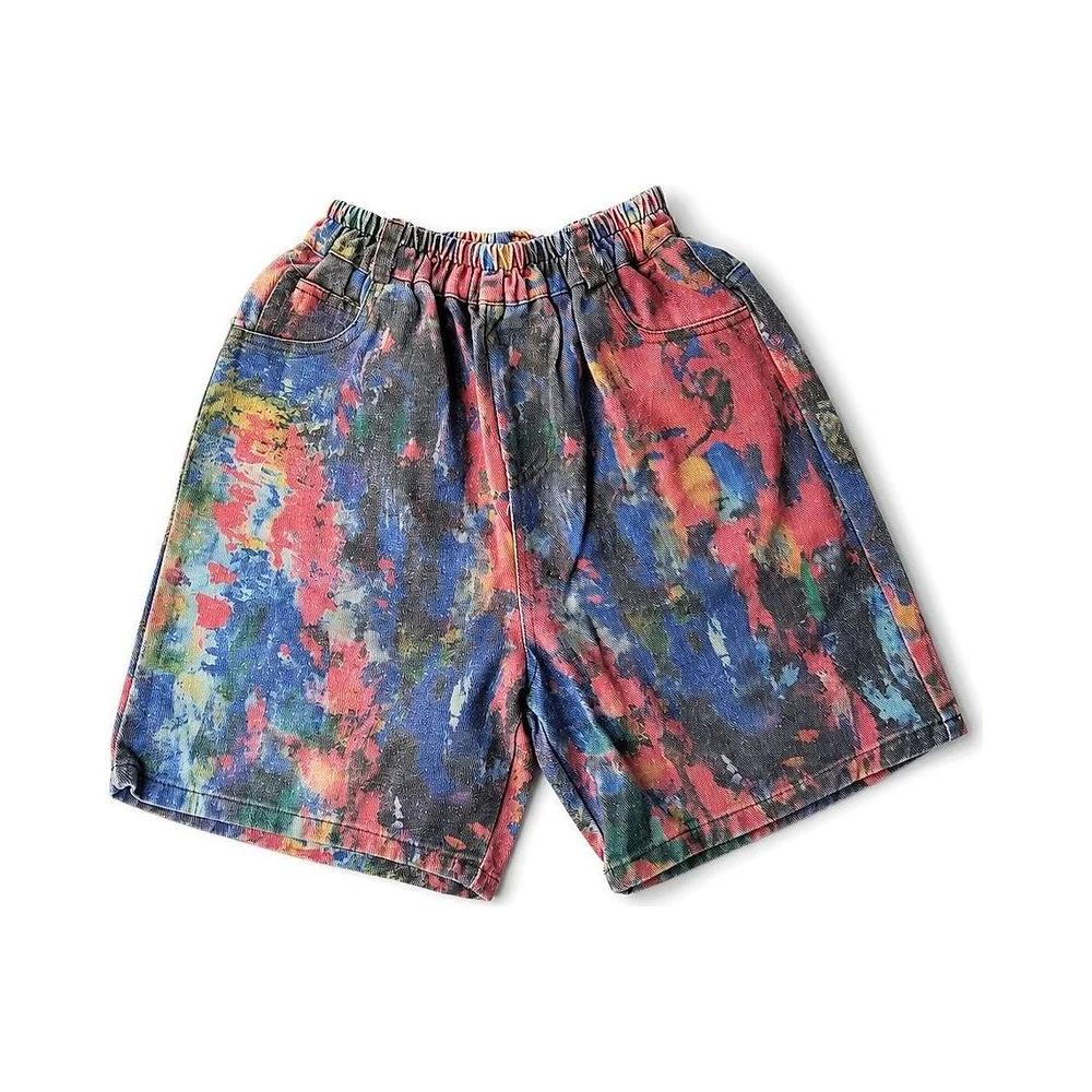Colorful Denim Shorts