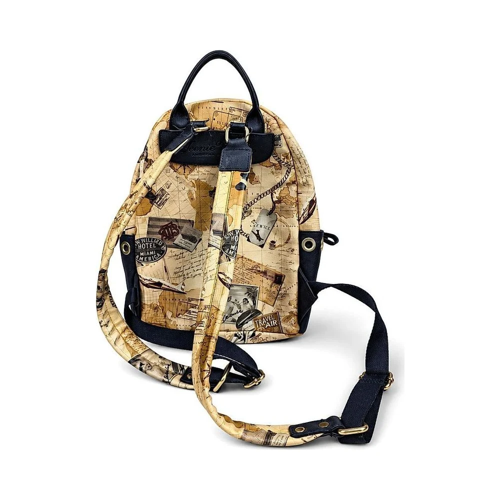 Travel-Themed Backpack