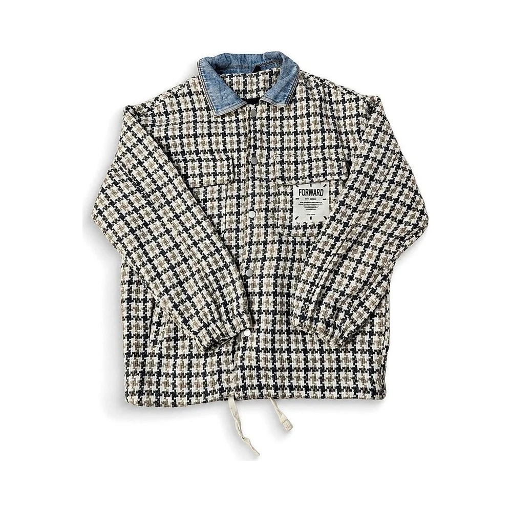 Checked Long Sleeve Jacket