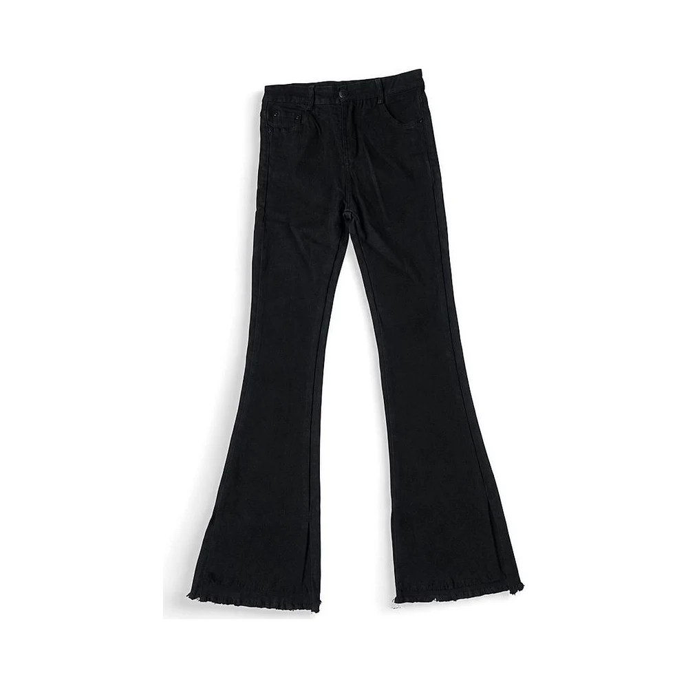 Flared Denim Pants
